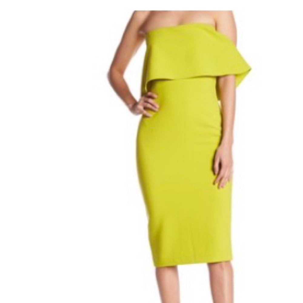 Ruffle cocktail dress